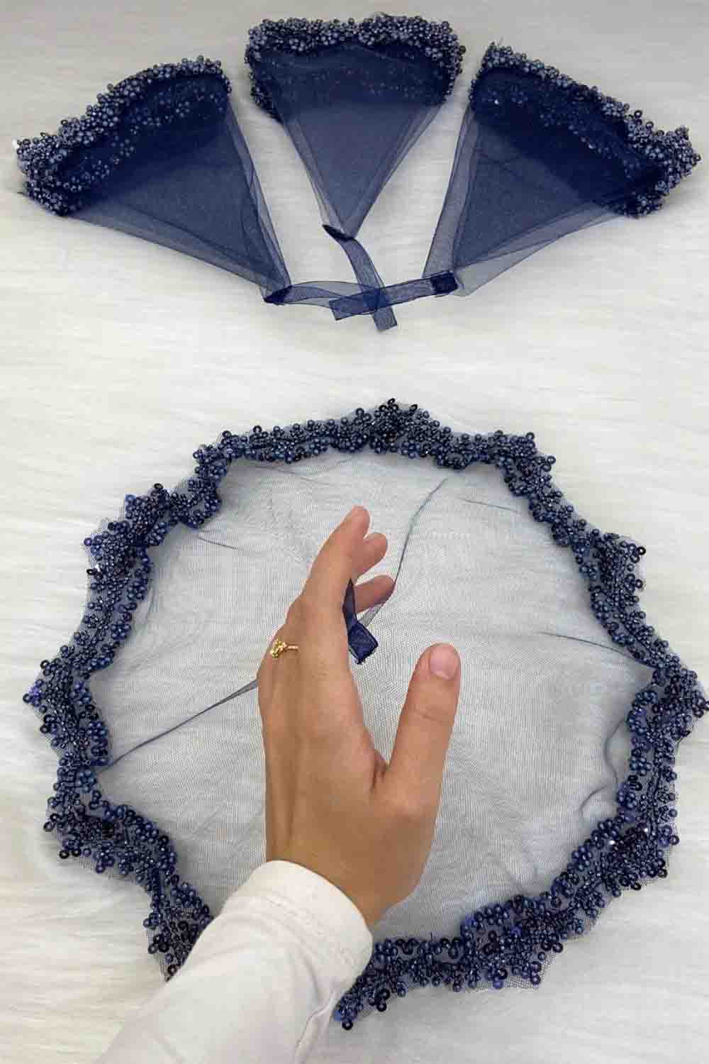 30X30 ÜZÜM LACİVERT